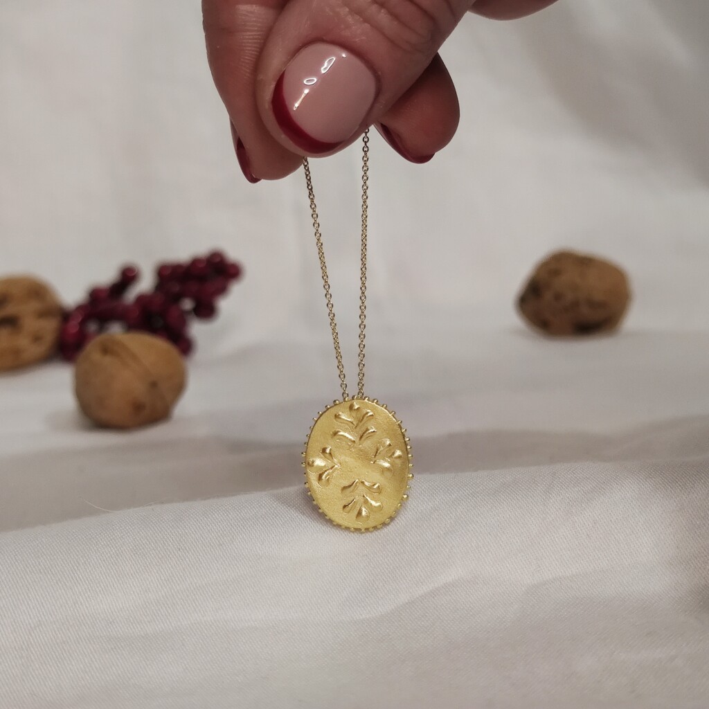 Rococo Κολιέ Χρυσό