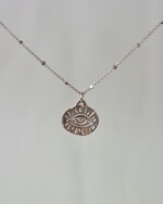 "Evil Eye" Χειροποίητο κολιέ Ασήμι