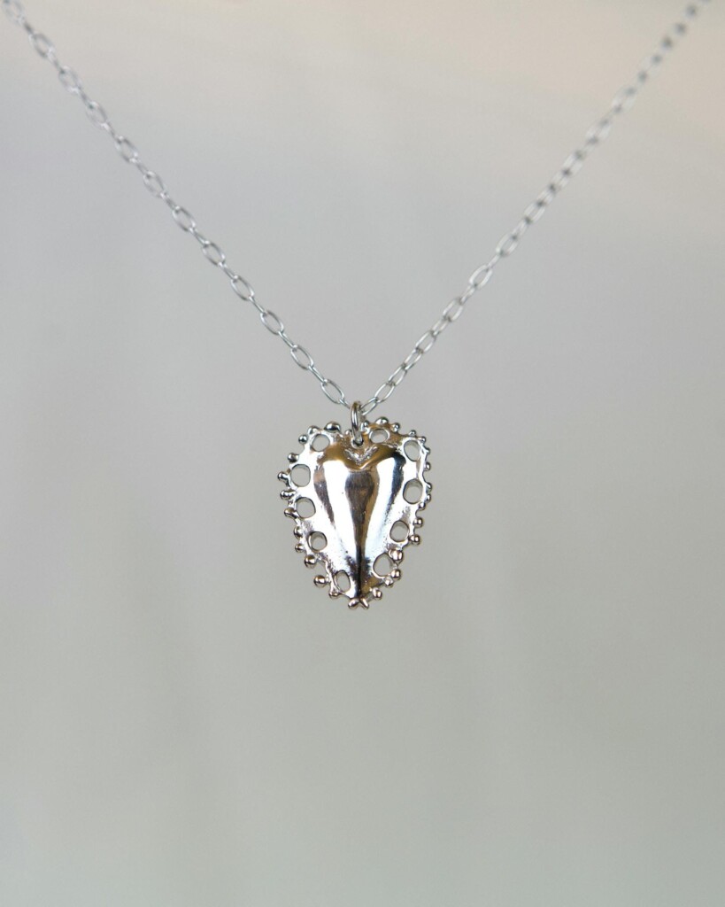 Balkan Heart Χειροποίητο Κολιέ Ασήμι