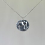 Elephant Χειροποίητο Κολιέ Ασήμι