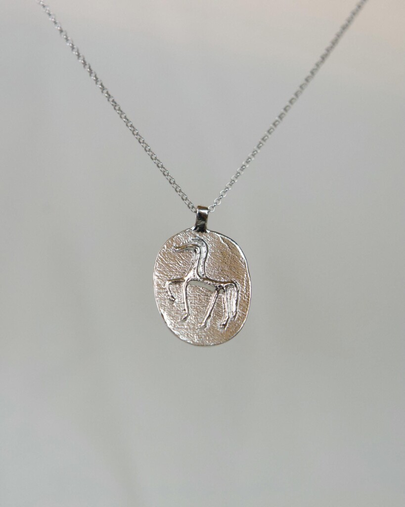 Αλογάκι κολιέ ασήμι