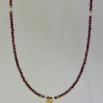 Blue Tourmaline Χειροποίητο Κολιέ Ασήμι