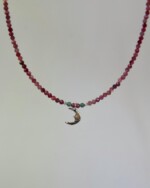 Ρουμπίνι Χειροποίητο Κολιέ Ασήμι