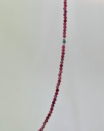 Ρουμπίνι Χειροποίητο Κολιέ Ασήμι