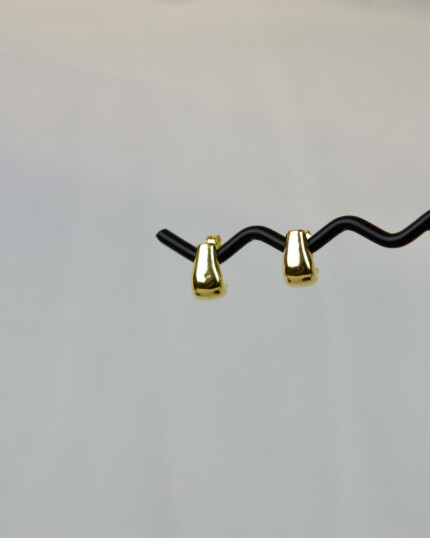 "Γρανάτης" χειροποίητα σκουλαρίκια χρυσά