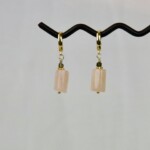 "Μοργκανίτης" χειροποίητα σκουλαρίκια ασήμι