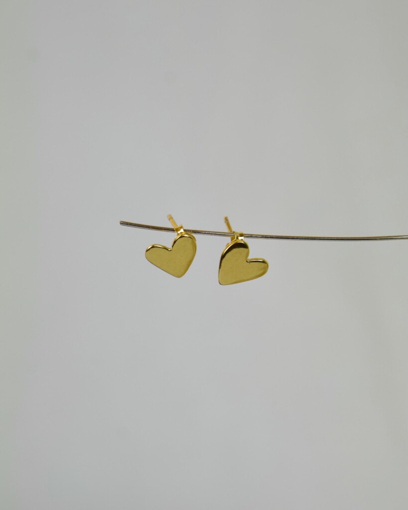 Heart Σκουλαρίκια Χρυσά