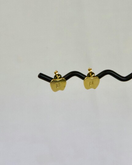 Red Apple Σκουλαρίκια Χρυσά