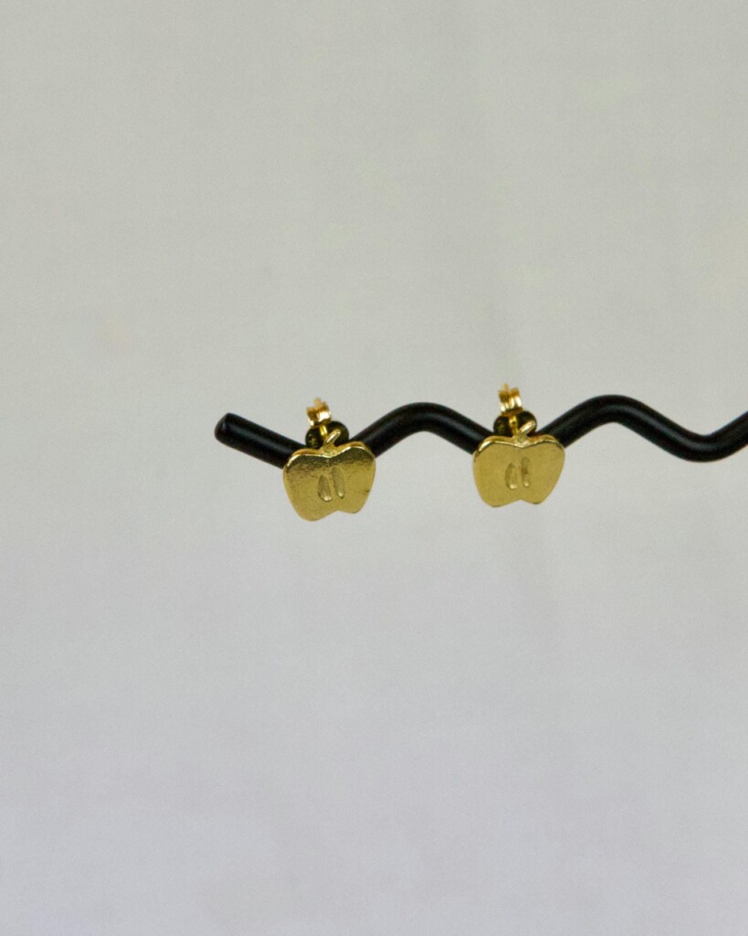 Red Apple Σκουλαρίκια Χρυσά