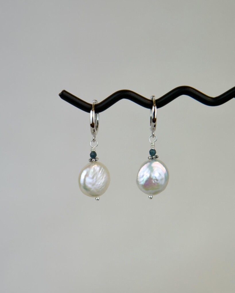 "Pearl" Χειροποίητα Σκουλαρίκια Ασημένια