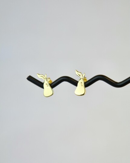 Green Pear Σκουλαρίκια Χρυσά