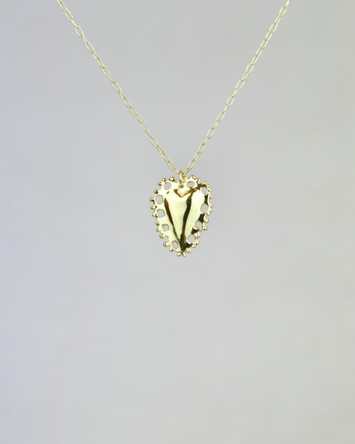 Balkan Heart Χειροποίητο Κολιέ Χρυσό