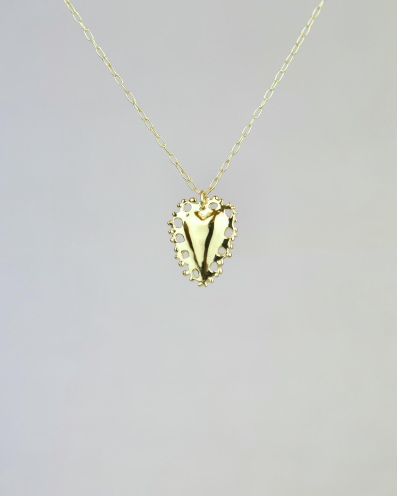 Balkan Heart Χειροποίητο Κολιέ Χρυσό