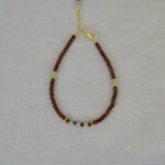 Αμέθυστος Χειροποίητο Βραχιόλι Χρυσό