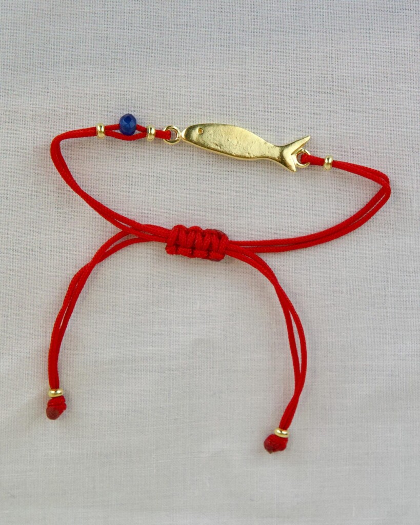 Fish Χειροποίητο Βραχιόλι Χρυσό