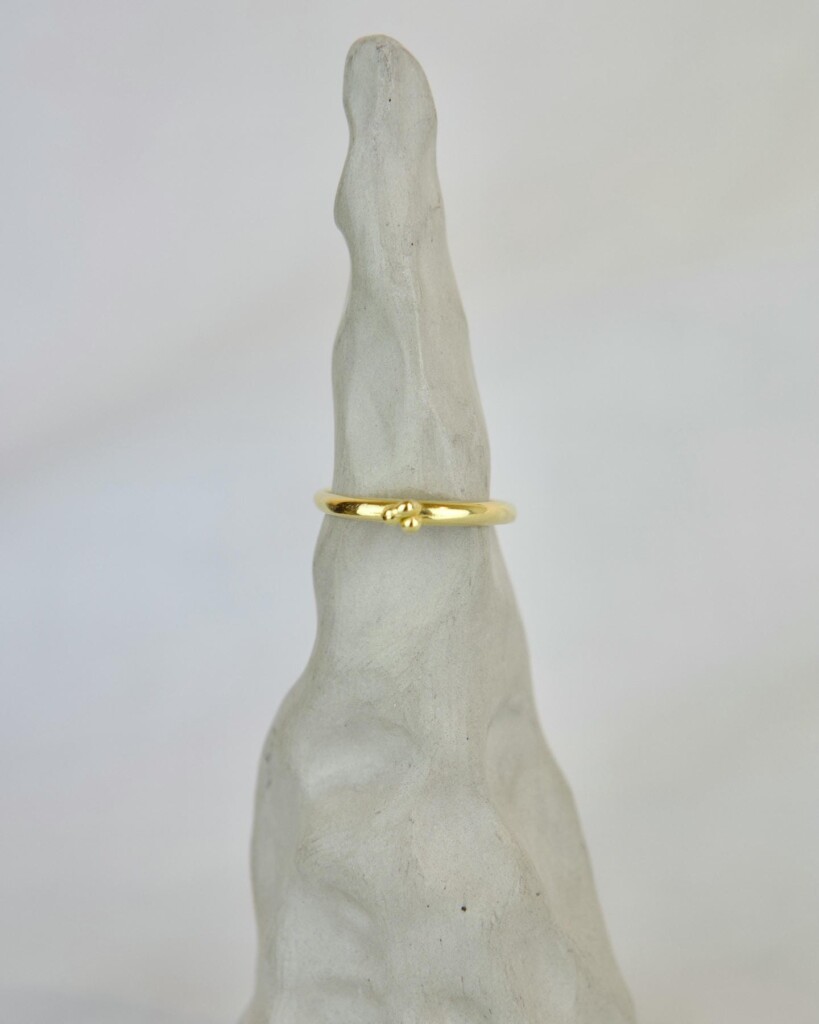 Triple Dot Δαχτυλίδι Χρυσό