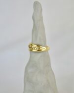 Πλεξούδα Δαχτυλίδι Χρυσό