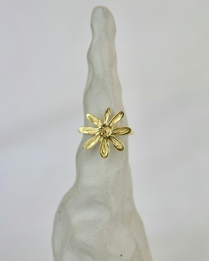 Yellow Daisy Δαχτυλίδι Χρυσό