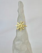 Yellow Daisy Δαχτυλίδι Χρυσό