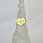 Evil Eye Χειροποίητο Δαχτυλίδι Ασήμι