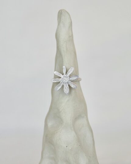 Yellow Daisy Δαχτυλίδι Ασήμι