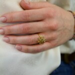 Stone Agate Δαχτυλίδι Ασημένιο