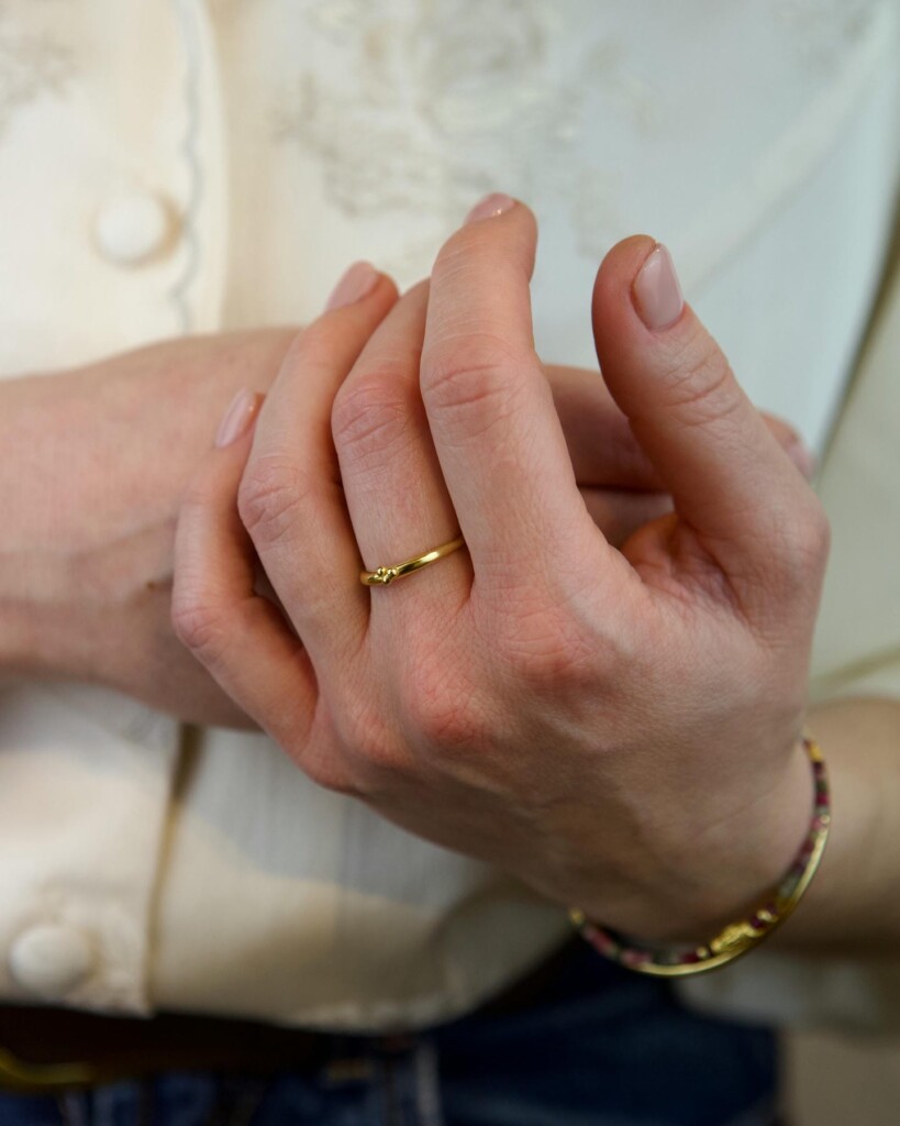 Triple Dot Δαχτυλίδι Χρυσό