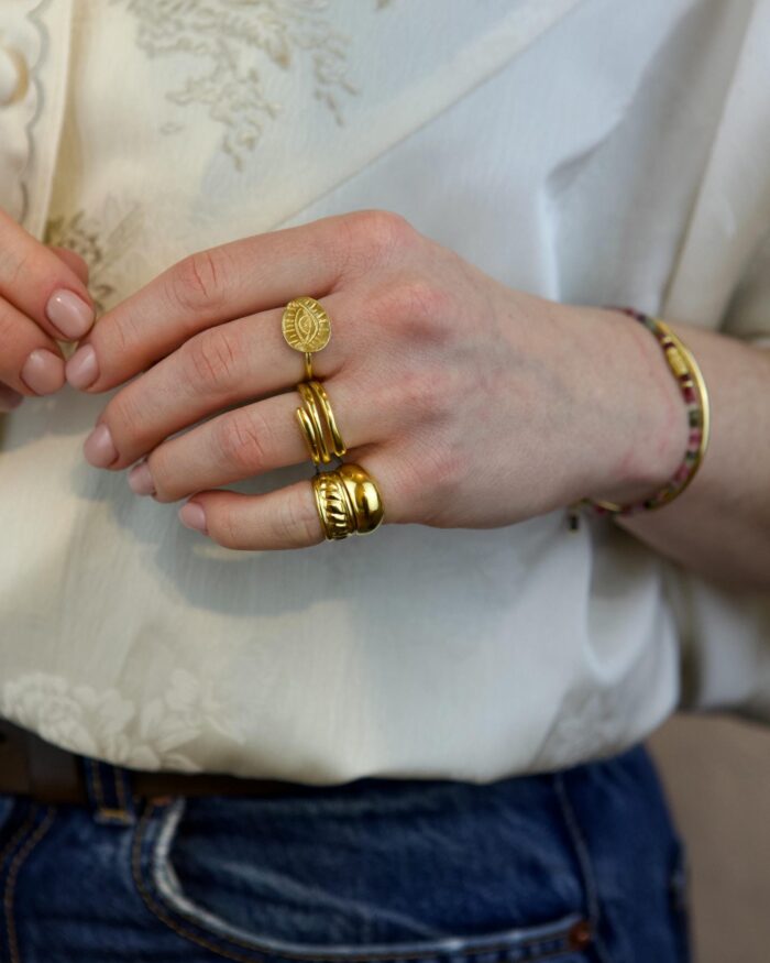 Andromeda Σεβαλιέ Δαχτυλίδι Χρυσό