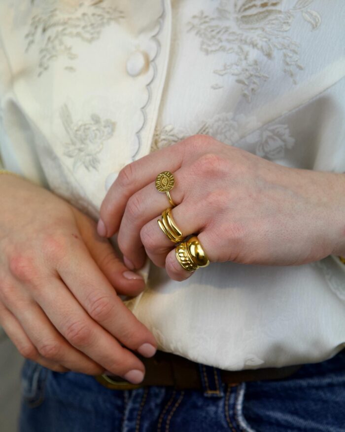 Andromeda Σεβαλιέ Δαχτυλίδι Χρυσό