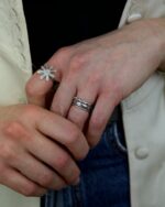 Yellow Daisy Δαχτυλίδι Ασήμι