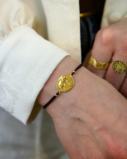 Elephant Χειροποίητο Βραχιόλι Χρυσό