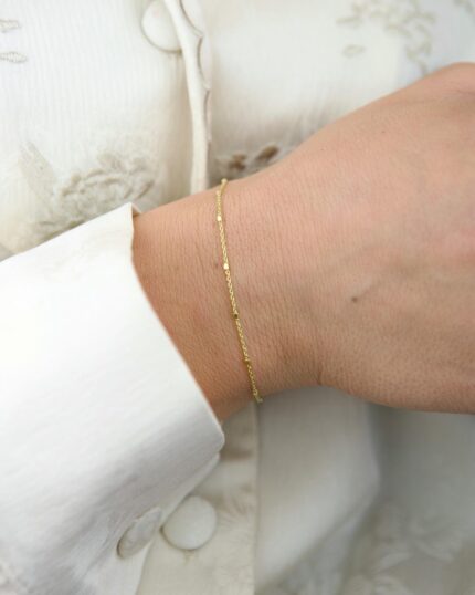 Square Βραχιόλι Χρυσό