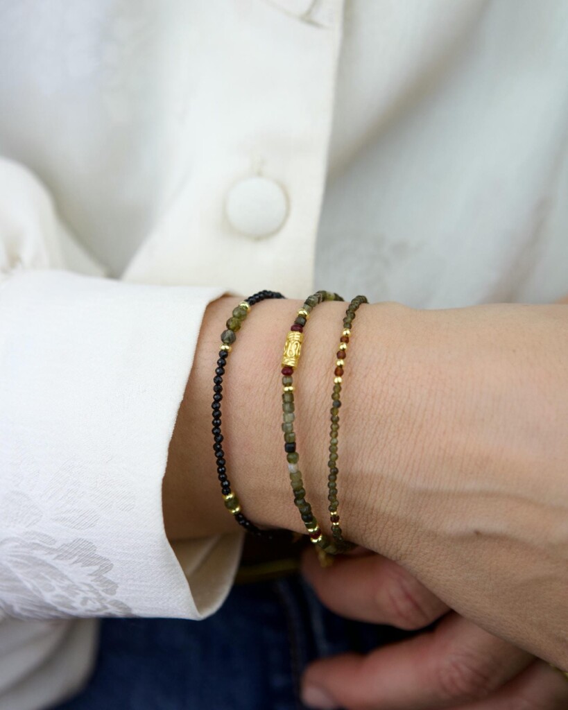 Σπινέλιο Βραχιόλι Χρυσό