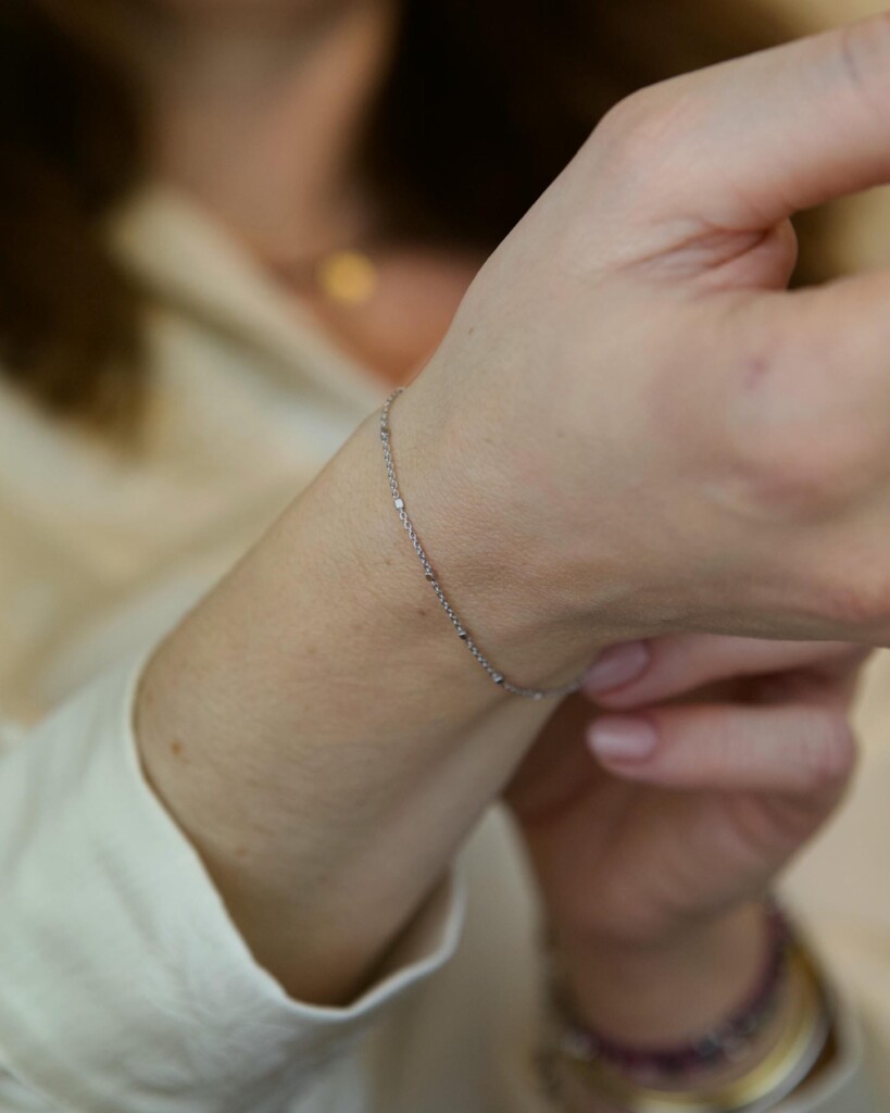 Square Βραχιόλι Ασήμι