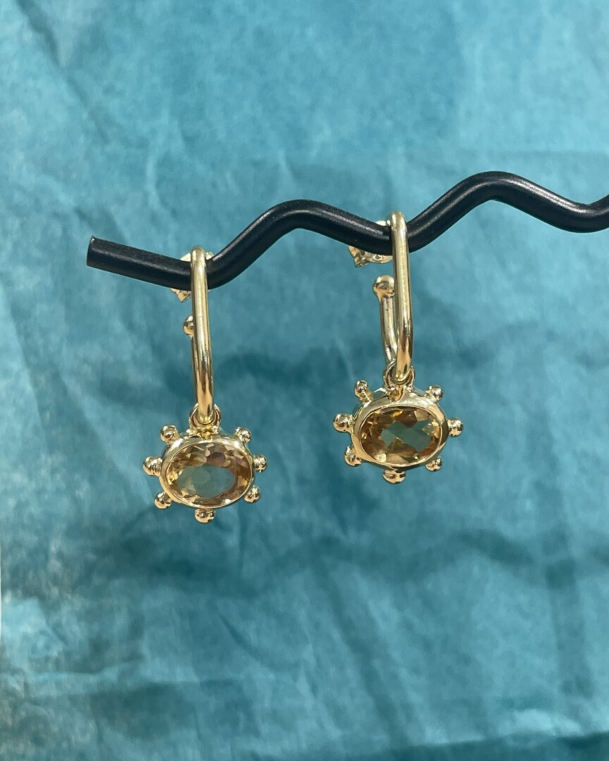 "Helios" Χειροποίητο Σκουλαρίκι Χρυσό