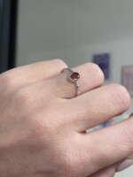 “Mona” Χειροποίητο Δαχτυλίδι Ασήμι