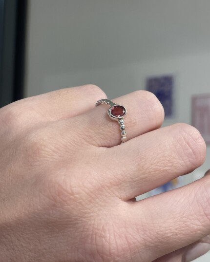 “Mona” Χειροποίητο Δαχτυλίδι Ασήμι