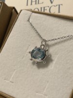 "'Ηλιος" Κολιέ Ασήμι, Τοπάζ