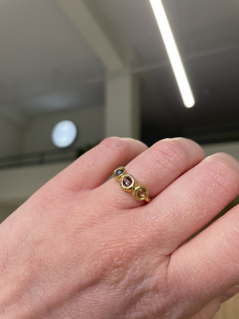 GS001 Χειροποίητο Δαχτυλίδι Χρυσό