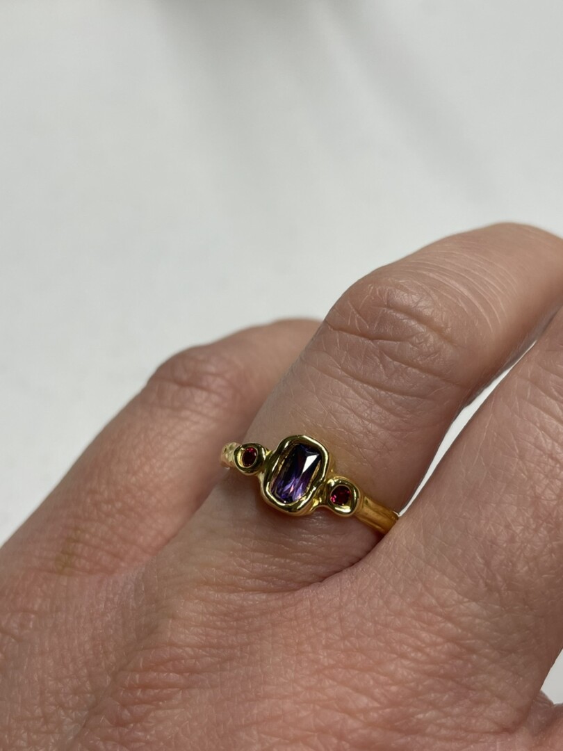 GS002 Χειροποίητο Δαχτυλίδι Χρυσό