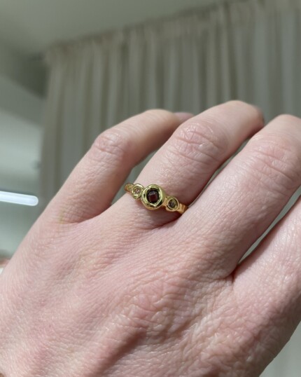 GS003 Χειροποίητο Δαχτυλίδι Χρυσό