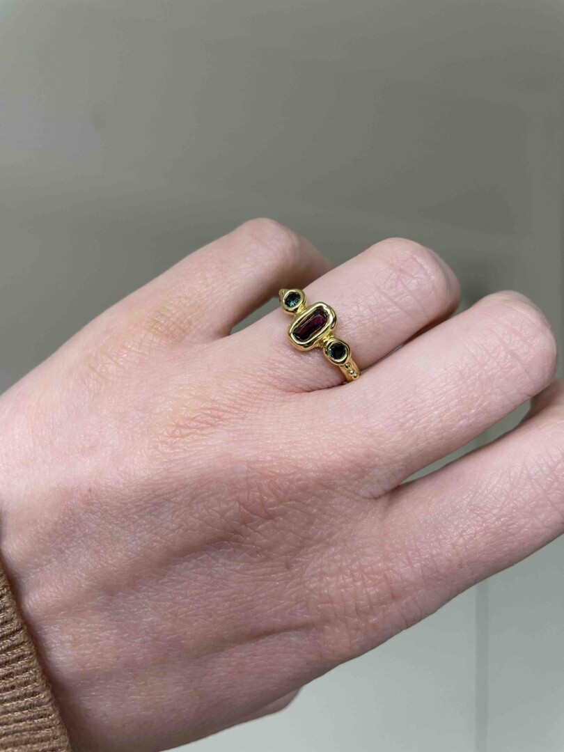 GS006 Χειροποίητο Δαχτυλίδι Χρυσό