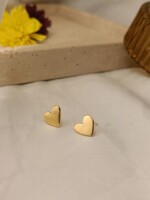 Heart Σκουλαρίκια Χρυσά