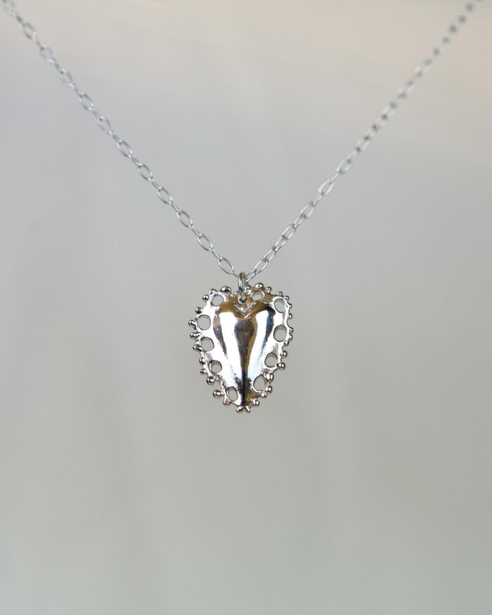 Balkan Heart Χειροποίητο Κολιέ Ασήμι