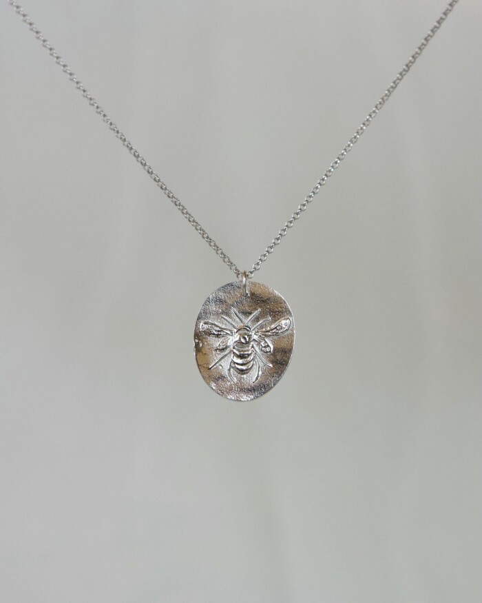 Μέλισσα Κολιέ ασήμι