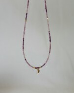 Αμέθυστος Χειροποίητο Κολιέ Χρυσό