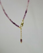 Αμέθυστος Χειροποίητο Κολιέ Χρυσό