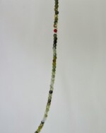 Green Tourmaline Χειροποίητο Κολιέ Ασήμι