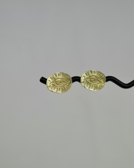Evil Eye χειροποίητα σκουλαρίκια χρυσά Evil Eye χειροποίητα σκουλαρίκια χρυσά