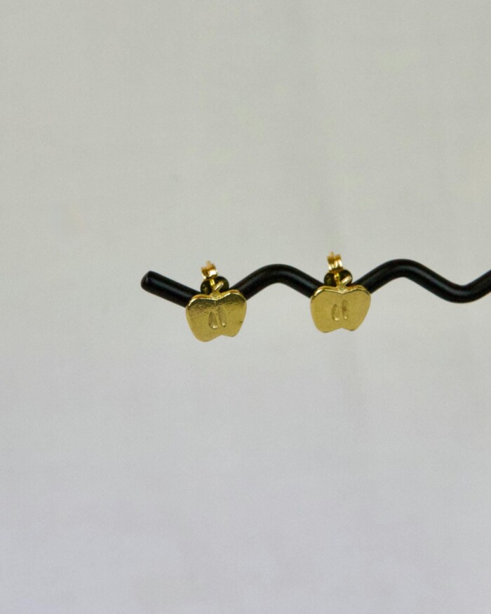 Red Apple Σκουλαρίκια Χρυσά Red Apple Σκουλαρίκια Χρυσά